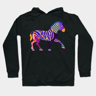 Geometric Horse Hoodie